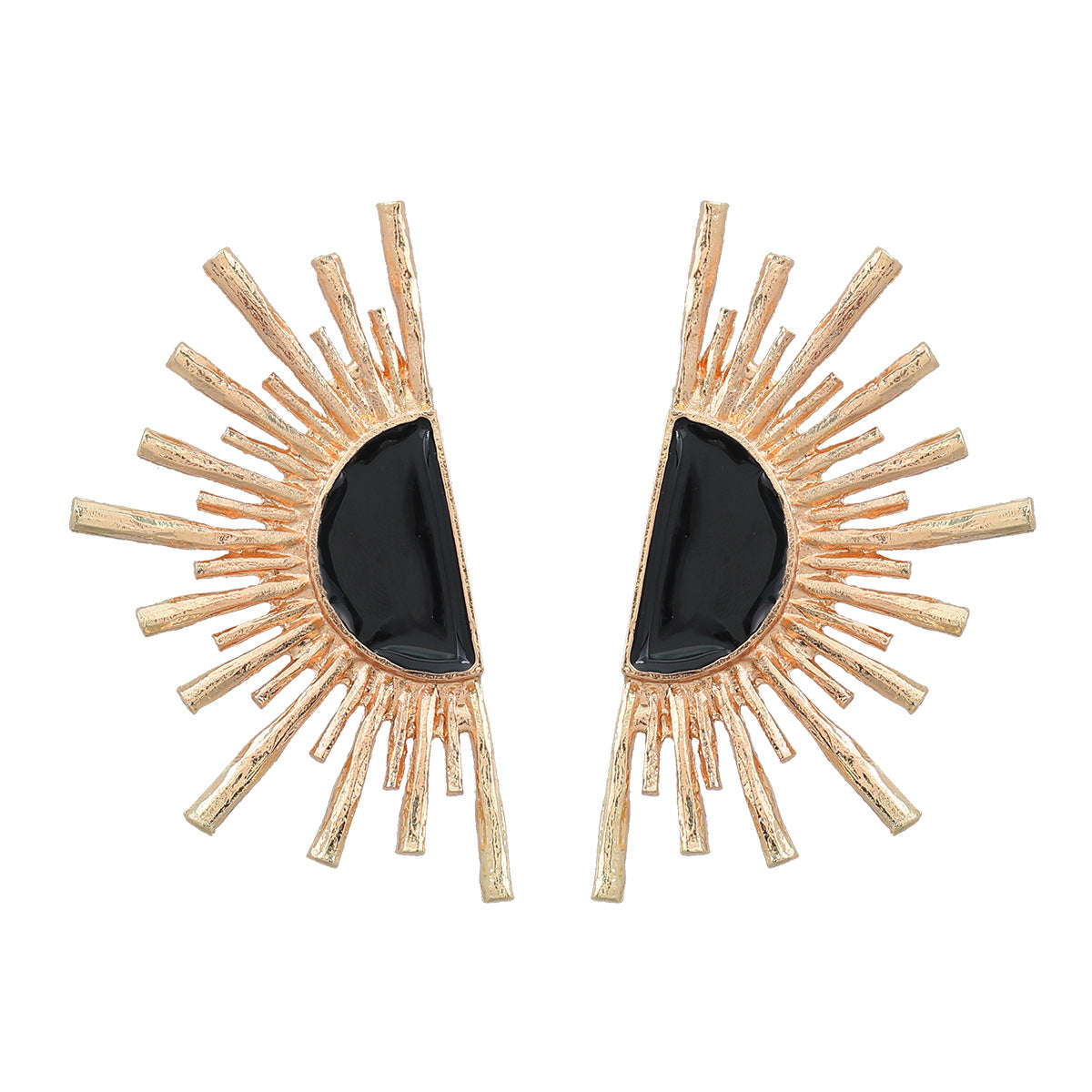 Pendientes de aceite de goteo de aleación de girasol al por mayor